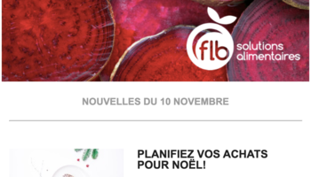 Cette semaine : menu de Noël et du nouveau chez Berthelet!