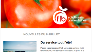 Infolettre du 8 juillet