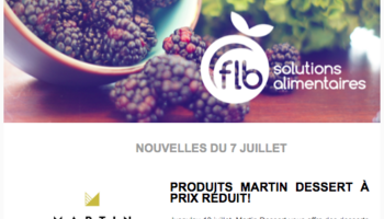 Cette semaine : desserts Michaud et Fermes PB!