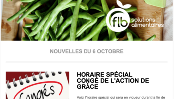 Cette semaine : horaire de l'Action de grâce et billets pour les Remparts!