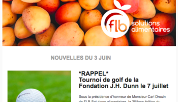 Infolettre du 10 juin